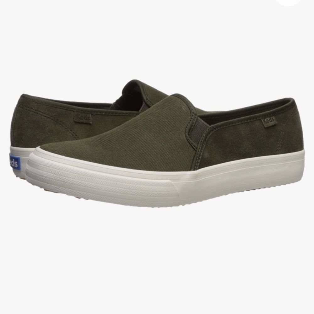 Keds Women’s Double Decker Casual Suede Slip On Shoes size 8